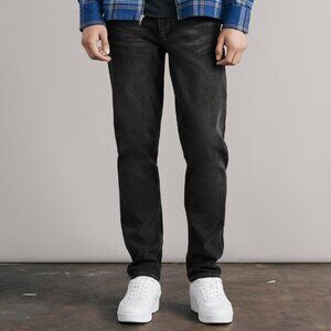 rag & bone - Men's Fit 2 Slim Washed Black Action Loopback Jean in color Wylie